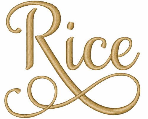 Rice Machine Embroidery Design