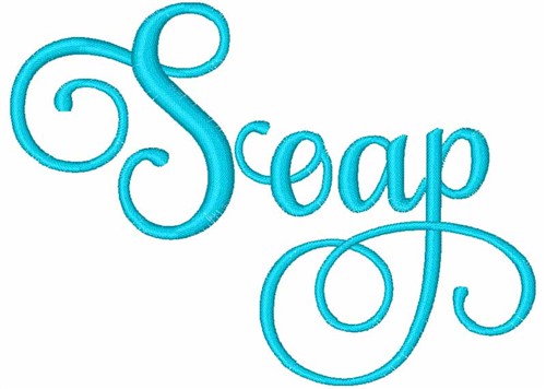 Soap Machine Embroidery Design