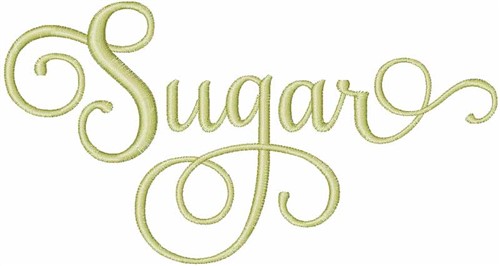 Sugar Machine Embroidery Design