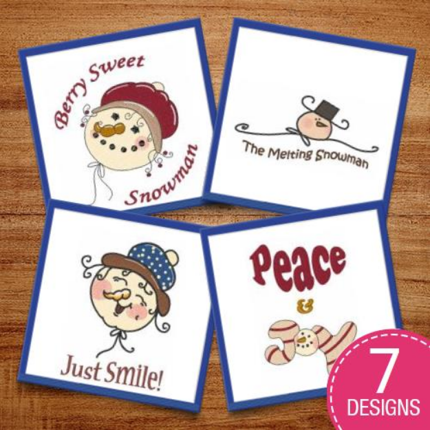 Picture of Have A Snow Day! Embroidery Design Pack