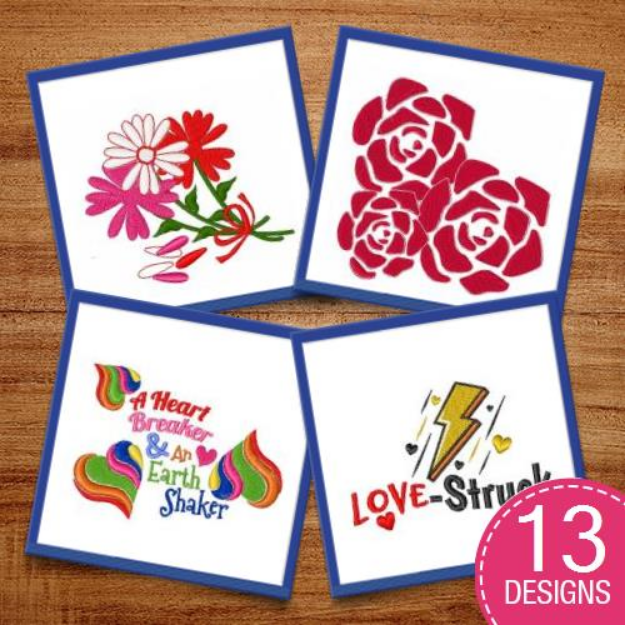 Picture of Heart Breakers Embroidery Design Pack