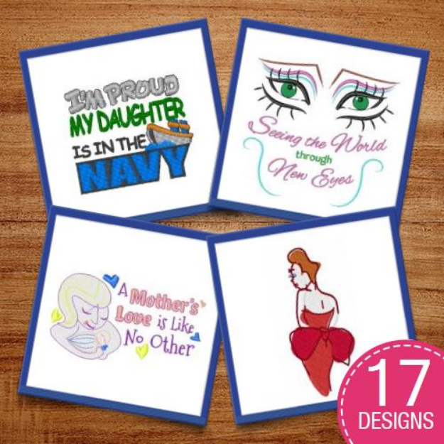 Picture of Proud Women Embroidery Design Pack