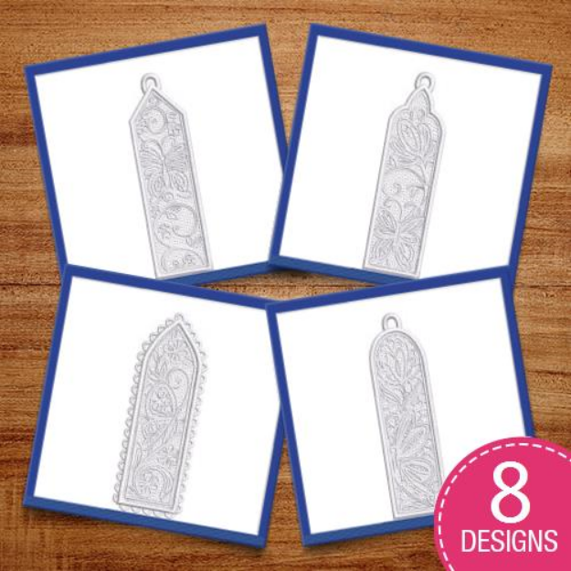 Picture of FSL Butterfly Bookmarks Embroidery Design Pack