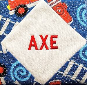 Picture of Axe Text Block