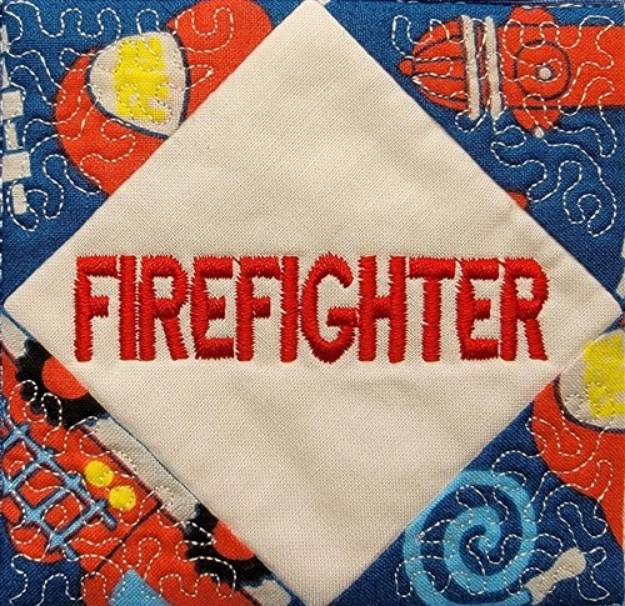 Picture of Firefighter Text Block