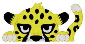 Picture of Cheetah Pocket Peeker Machine Embroidery Design