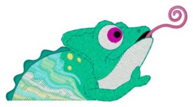 Picture of Chameleon Pocket Peeker Machine Embroidery Design