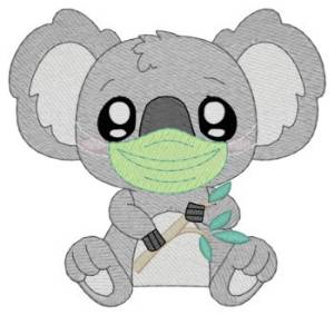 Picture of Koala With Mask