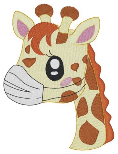 Picture of Giraffe With Mask