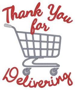 Picture of Thank You For Delivering Machine Embroidery Design
