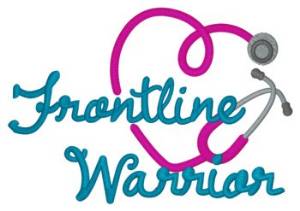 Picture of Frontline Warrior Machine Embroidery Design