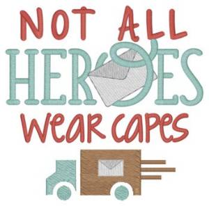Picture of Heroes Wear Capes Machine Embroidery Design