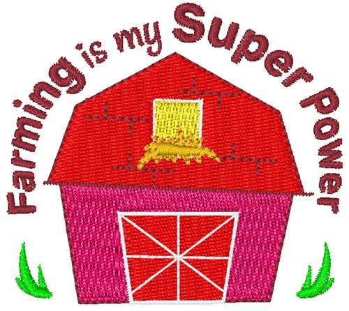 Farming Is My Power Machine Embroidery Design