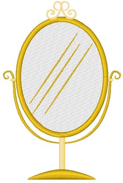 Picture of Make Up Mirror Machine Embroidery Design