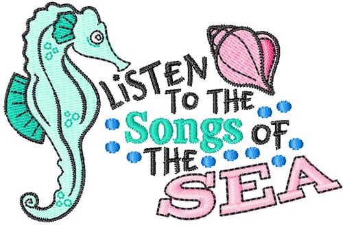 Songs Of The Sea Machine Embroidery Design