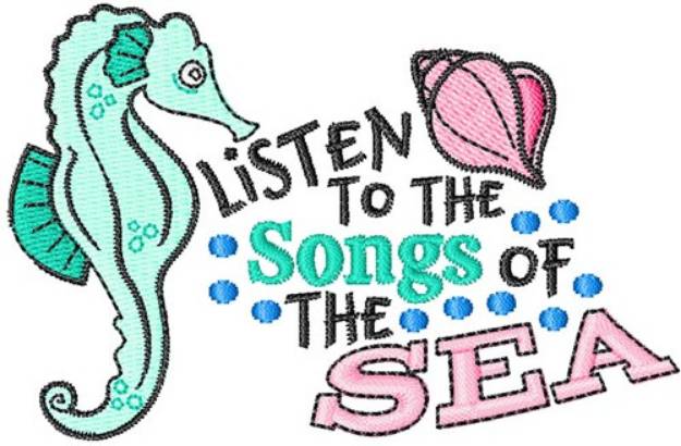 Picture of Songs Of The Sea Machine Embroidery Design