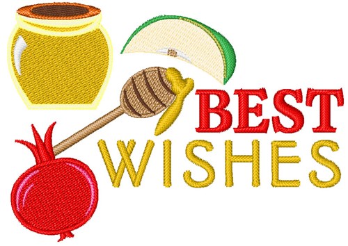 Best Wishes Machine Embroidery Design