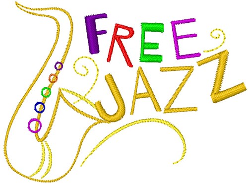 Free Jazz Machine Embroidery Design