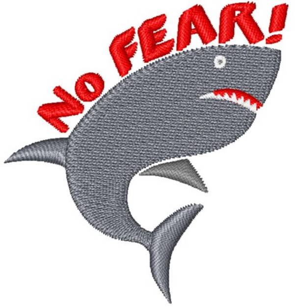 Picture of No Fear! Machine Embroidery Design