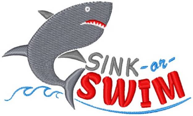 Picture of Sink Or Swim Machine Embroidery Design
