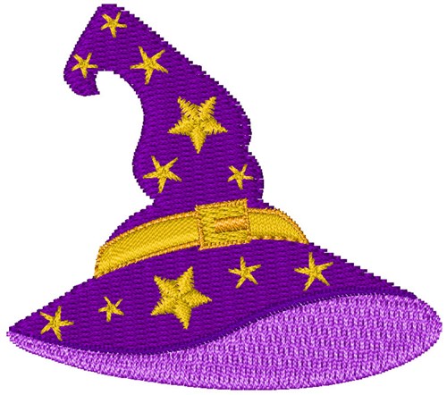 Witches Hat Machine Embroidery Design