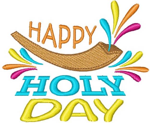 Picture of Happy Holy Day Machine Embroidery Design