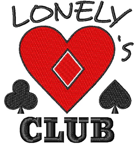 Lonely Hearts Club Machine Embroidery Design