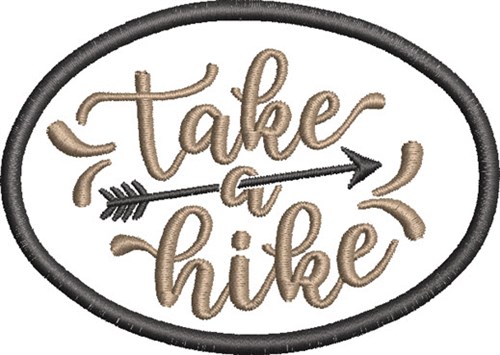 Hiking Patch 5 Machine Embroidery Design
