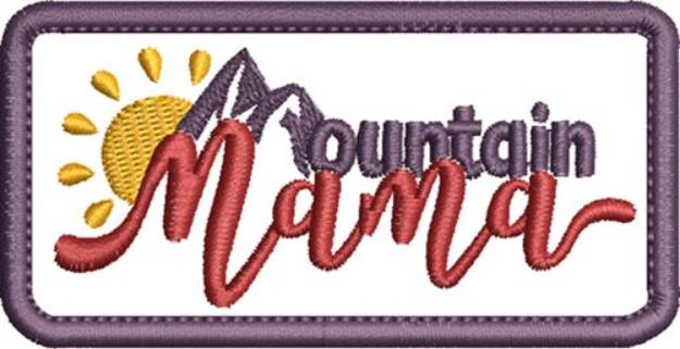Picture of Hiking Patch 3 Machine Embroidery Design
