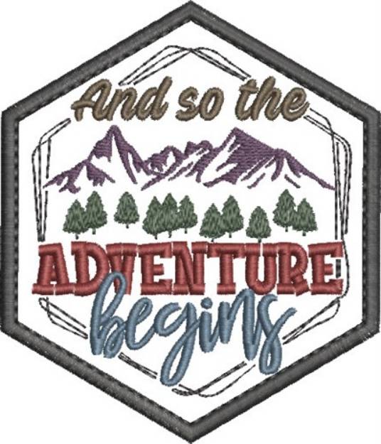 Picture of Hiking Patch 1 Machine Embroidery Design