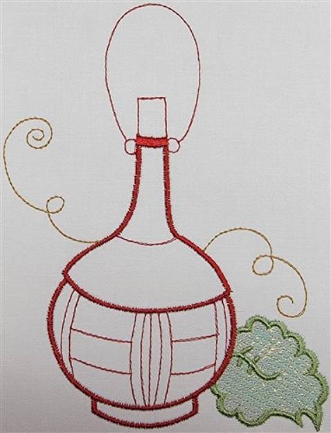 Picture of Mylar Bottle Machine Embroidery Design