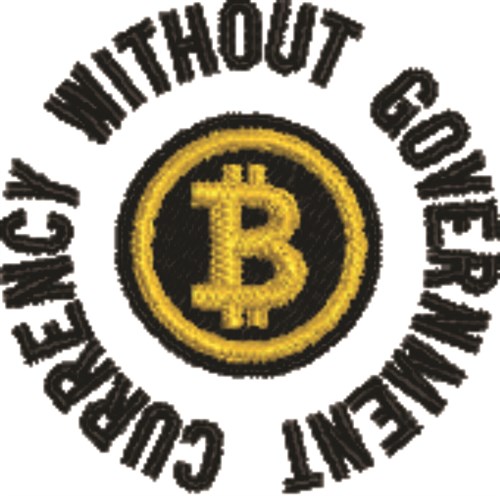 Bitcoin Currency Machine Embroidery Design