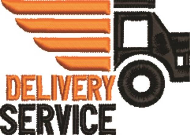 Picture of Delivery Service Machine Embroidery Design