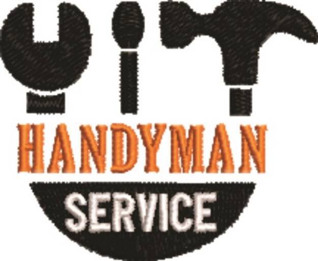 Picture of Handyman Service Machine Embroidery Design