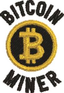 Picture of Bitcoin Miner Machine Embroidery Design
