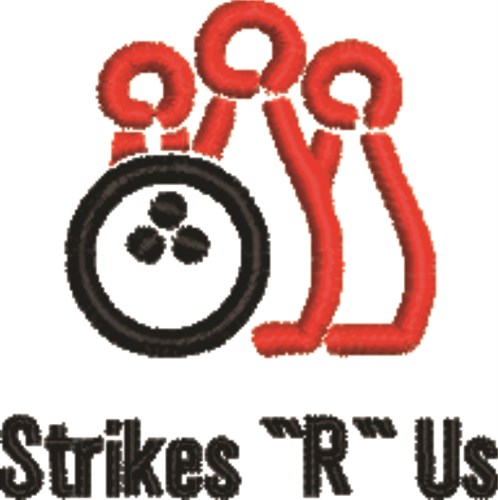 Strikes R Us Machine Embroidery Design