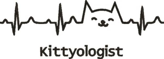 Picture of Kittyologist Machine Embroidery Design