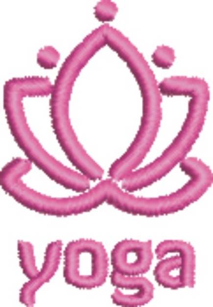 Picture of Yoga Machine Embroidery Design