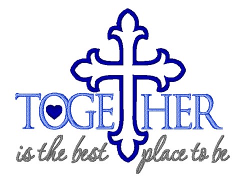 Together Machine Embroidery Design