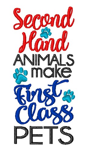 Rescue Animals Machine Embroidery Design