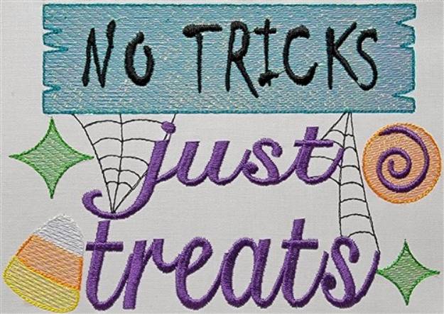 Picture of Mylar Sweet and Spooky Machine Embroidery Design