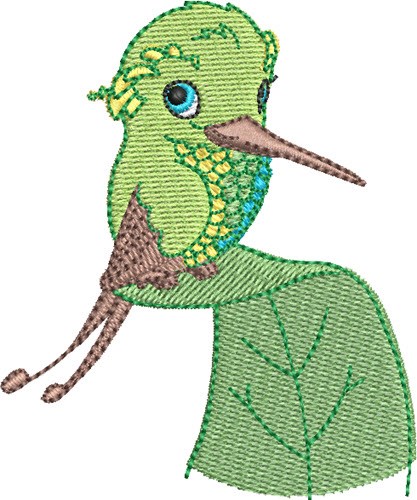 Baby Hummingbird 6 Machine Embroidery Design