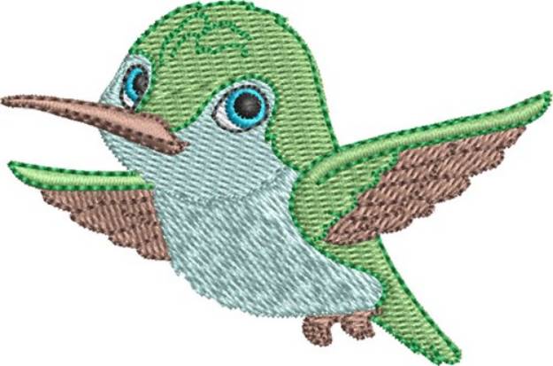 Picture of Baby Hummingbird 7 Machine Embroidery Design