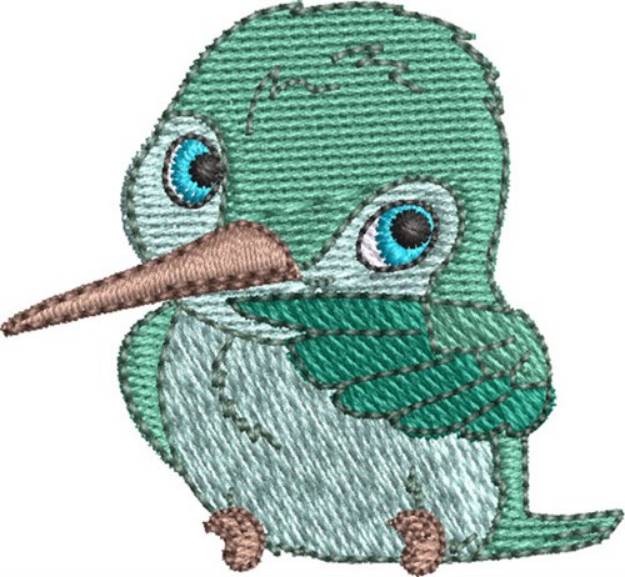 Picture of Baby Hummingbird 8 Machine Embroidery Design
