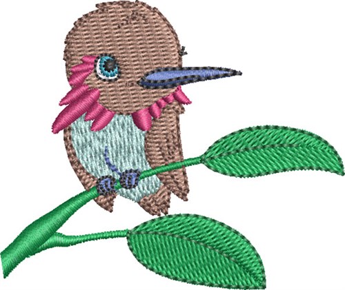 Baby Hummingbird 1 Machine Embroidery Design