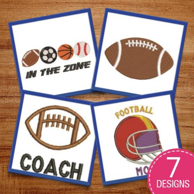 Picture of In The Zone Embroidery Design Pack