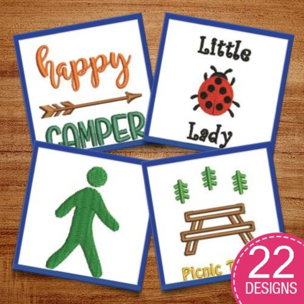Picture of All About Outdoors Embroidery Design Pack
