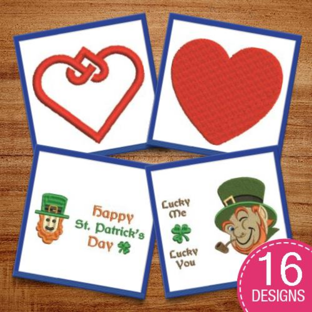 Picture of Holiday Love Embroidery Design Pack