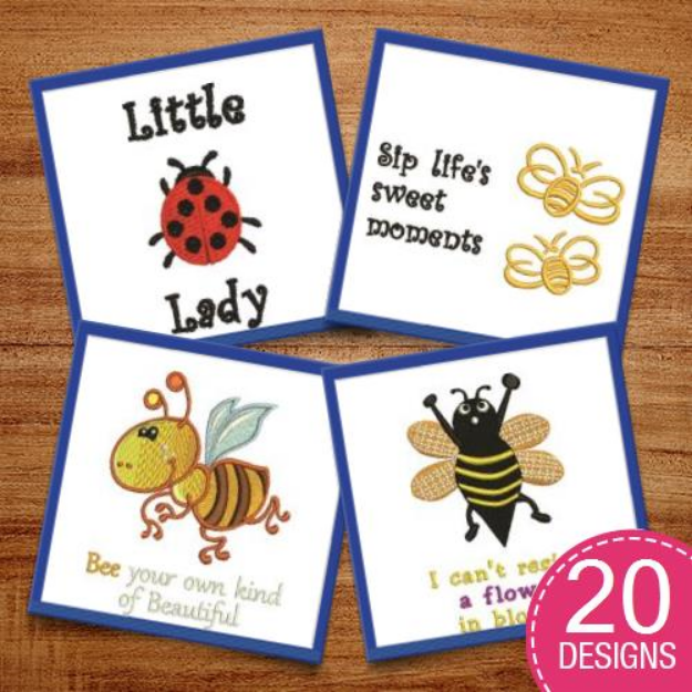 Picture of Cherish The Little Things Embroidery Design Pack