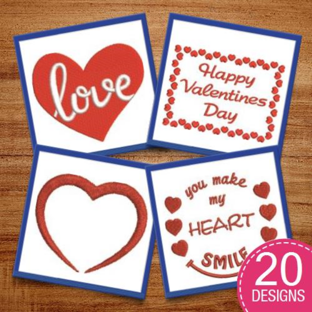 Picture of Love Lives Here Embroidery Design Pack